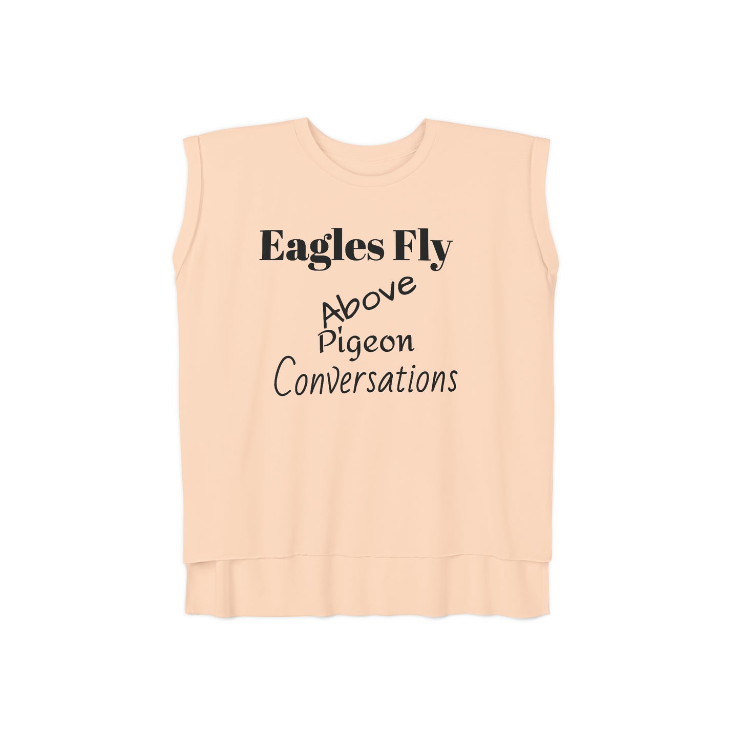 Eagles Fly Above Women's Muscle T-Shirt